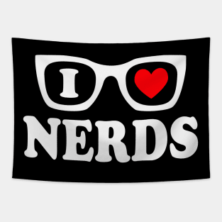 I Love Nerds Tapestry