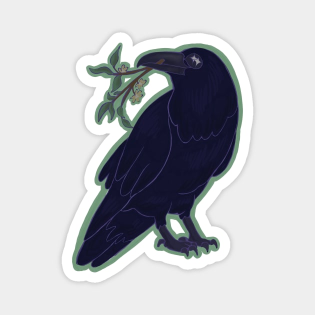 Raven Magnet by okaybutwhatif