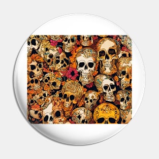 Sugar Skulls , Sugarskulls , Halloween Pin