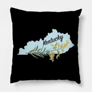 Kentucky Goldenrod State Flower Pillow