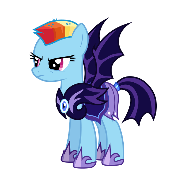 Bat Guard Rainbow Dash by CloudyGlow