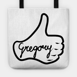 Men name Gregory Tote