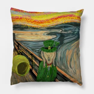 Hilarious St Patricks Day Funny Leprechaun Humor Pillow