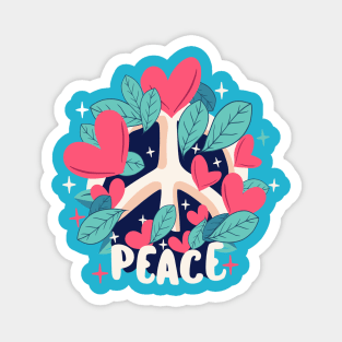 Harmony Peaceful Blooms Magnet