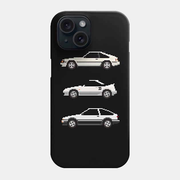 Classic Toyota Combo Pixelart Phone Case by retsbor10@comcast.net