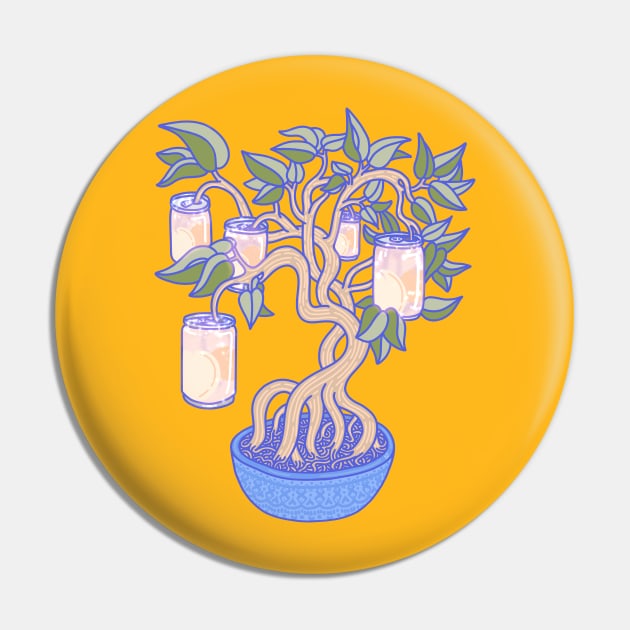 Peach Tree Pin by LauraOConnor
