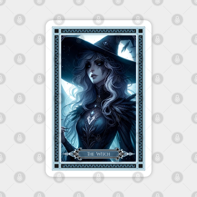 The Witch Tarot Card Magnet by HolidayBug