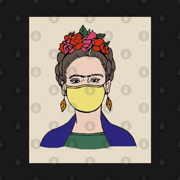 Frida Kahlo Social Distance by YaiVargas
