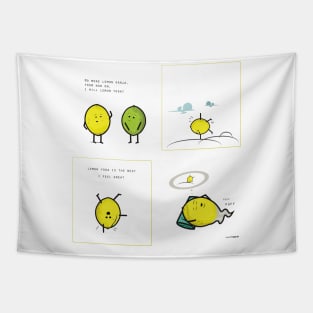 Lemon Ed - Lemon Yoga Tapestry