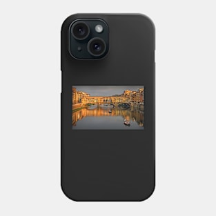 Ponte Vecchio Florence at Sunset Phone Case