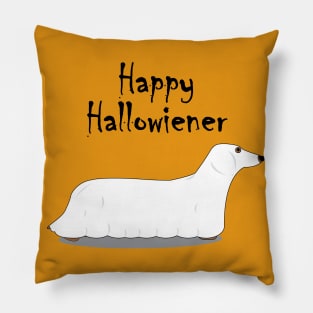 Happy Hallowiener - Ghost Pillow