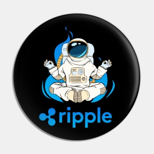 Ripple XRP coin Crypto coin Cryptocurrency Pin