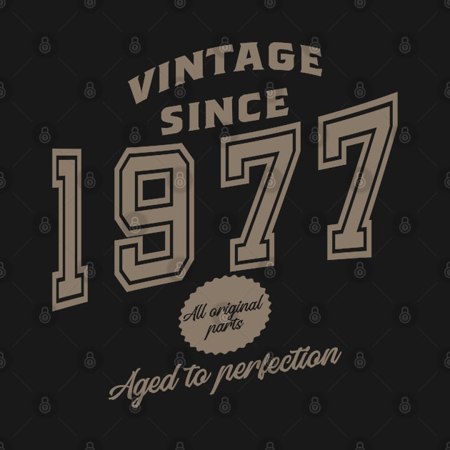 Vintage since 1977 aged to perfection by rodmendonca