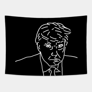 Trump Mugshot Tapestry