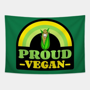 Proud Funny Vegan Tapestry