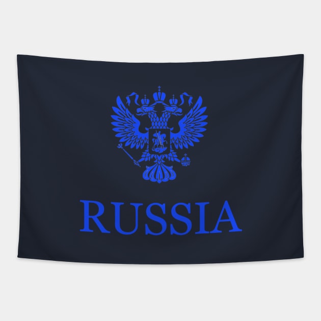 Russia Eng Blue Tapestry by VRedBaller