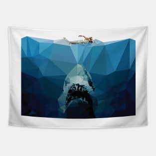 Polygon Jaws Tapestry