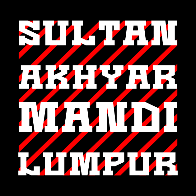 Sultan Akhyar Mandi Lumpur Red White by SultanAkhyarMandiLumpur