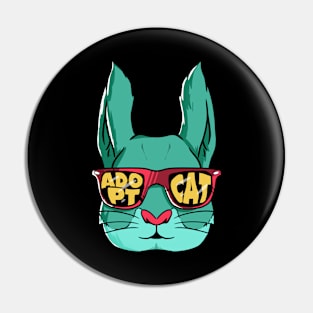 Adopt Cat Pin