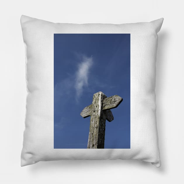 WHICH WAY DOES THE CLOUD GO? Pillow by mister-john