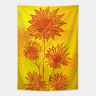 Floral design Tapestry