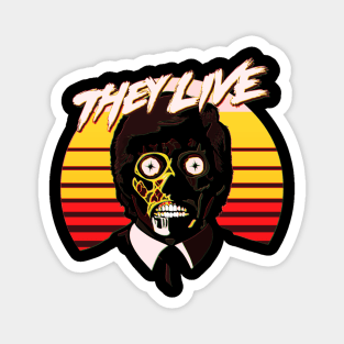 They Live! Obey, Consume, Buy, Sleep, No Thought and Watch TV. Magnet