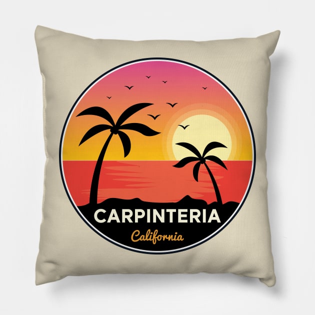 Carpinteria California Pillow by Mark Studio