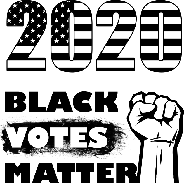 Black Votes Matter Kids T-Shirt by byfab