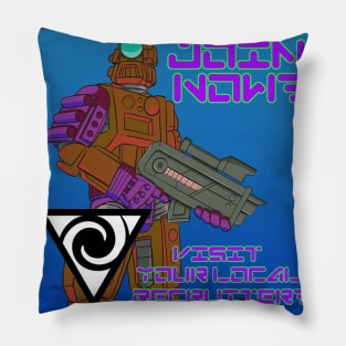 Void Patrol Recruitment Poster Pillow