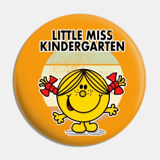 Little Miss Kindergarten Pin