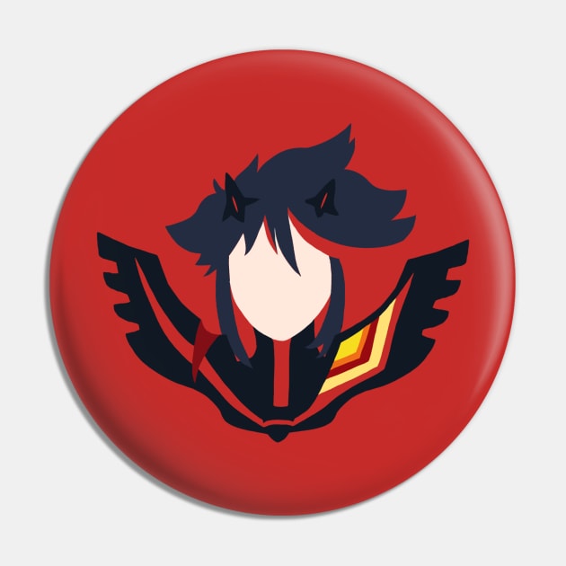 Ryuko and Senketsu minimalist headshot Pin by Hylidia