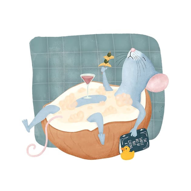 Bathing Fun by petraillustrationstudio