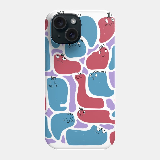 Funny bubbles Phone Case by SofiGrike