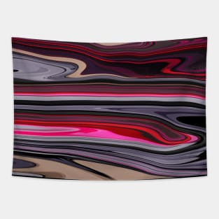 Dark colors Marble Waves effect Tapestry