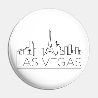 Las Vegas Minimal Skyline Pin