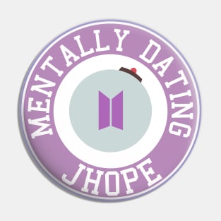 Mentally dating BTS Jhope logo Pin