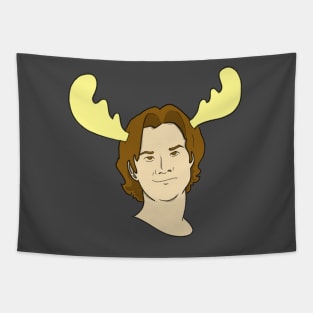 Sam Winchester Moose Tapestry