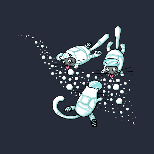 Cats-astronauts by ewdondoxja