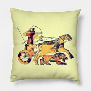 The Lion Hunters Pillow