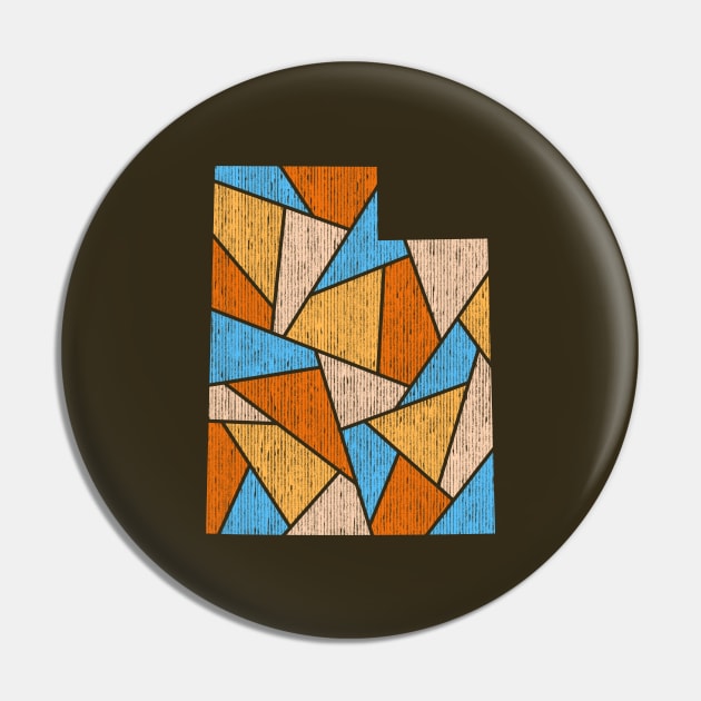 Utah Mosaic - Desert Hike Pin by dSyndicate