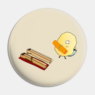 just frying on the beach (cute potato and french fries pun) Pin