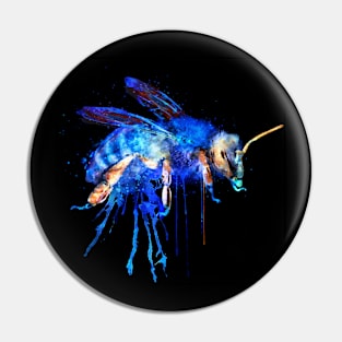 Honey Bee Reversed Colors Pin