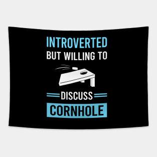 Introverted Cornhole Tapestry