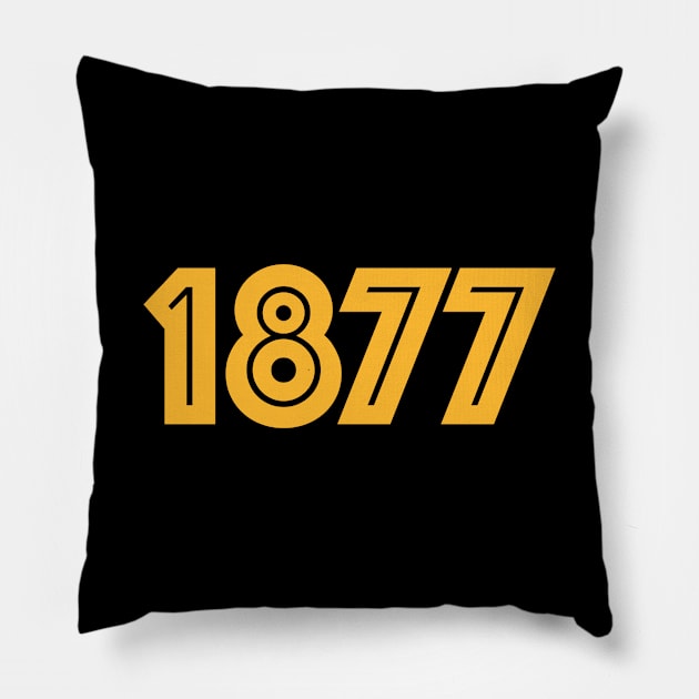 1877 Pillow by Confusion101