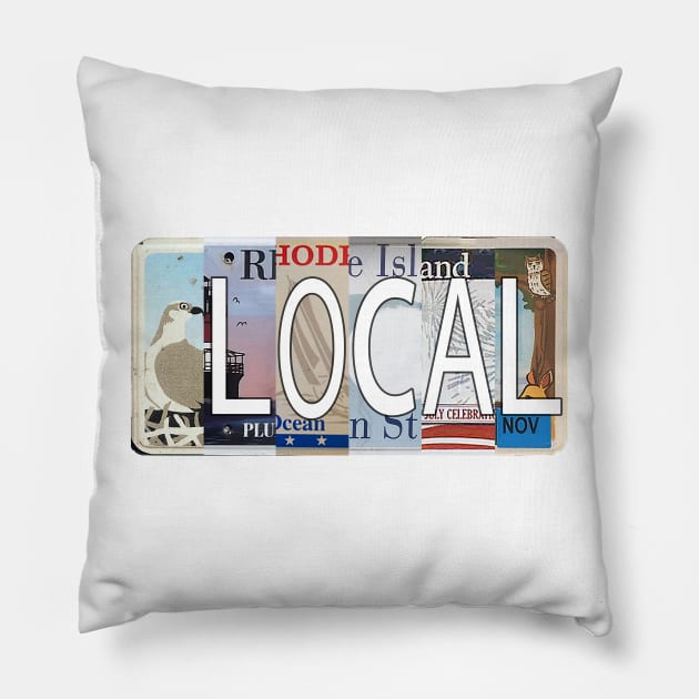 Rhode Island Local Pillow by stermitkermit