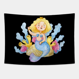 Mermaid Cute Tapestry