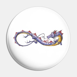 Infinity Dragon Pin