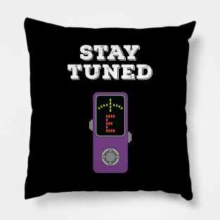 Stay Tuned Purple Pedal Tuner Pillow