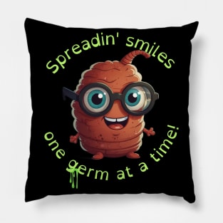 Funny Bacteria Pillow