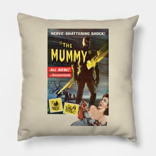 The Mummy 1959 Movie Poster Pillow